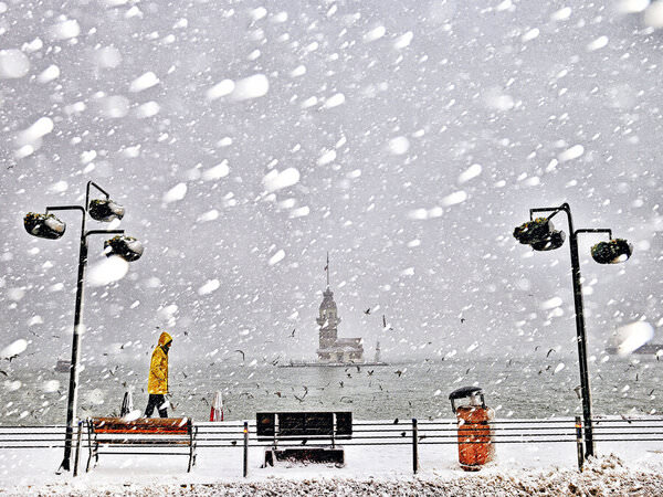 Photograph Bekir Yesiltas Maidens Tower on One Eyeland