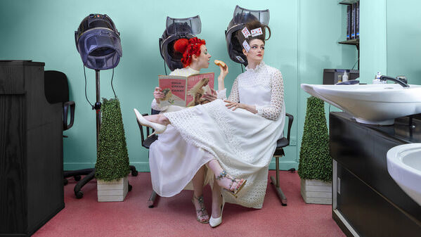 Photograph Kim Ayres Brides In The Salon on One Eyeland