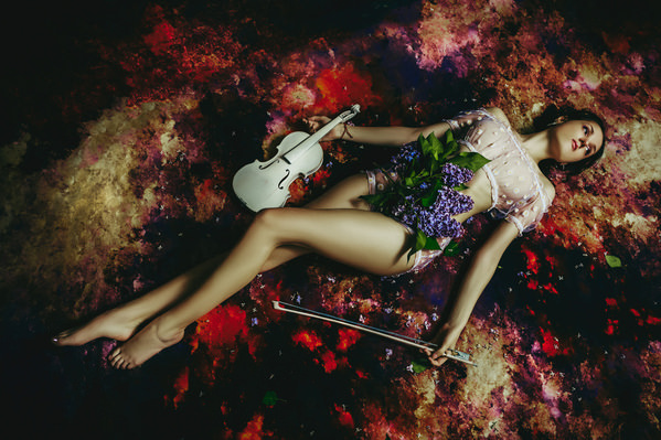 Photograph Ruslan Bolgov Woman Portrait Art Fashion on One Eyeland