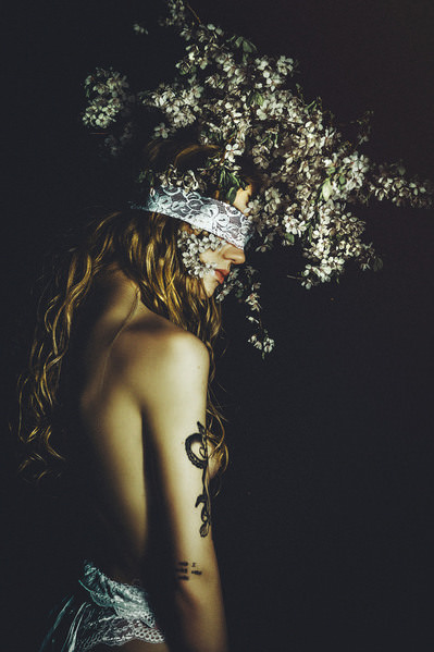 Photograph Ruslan Bolgov She Paints Her Soul In The Dark on One Eyeland