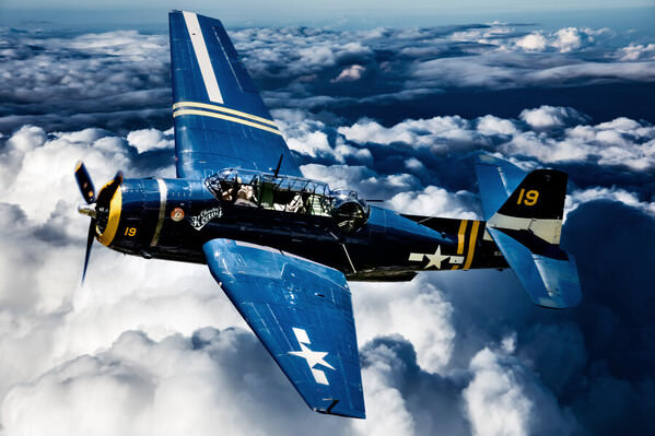 Photograph Claude Bossel Heavy Charlies Bomber on One Eyeland