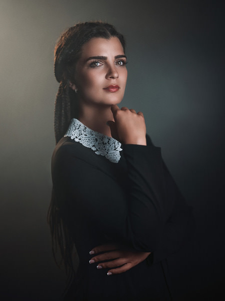 Photograph Martin Lee Lady In Black on One Eyeland