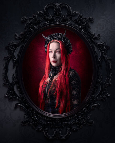 Photograph Petri Damsten Red Raven on One Eyeland