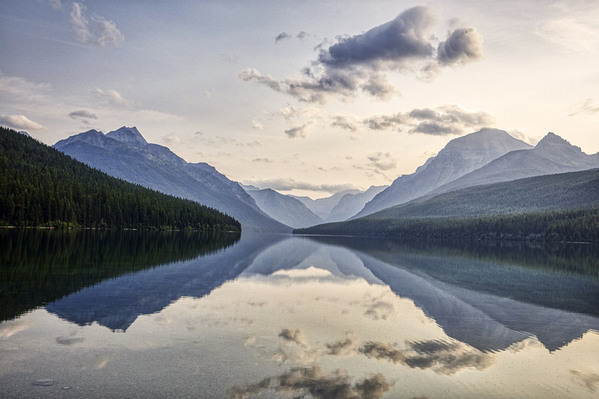 Photograph Larry Hamill Bowman Lake Montana on One Eyeland