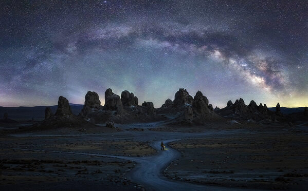 Photograph Katrina Brown Milky Way Over The Trona Pinnacles on One Eyeland