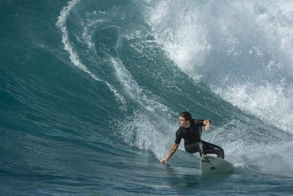 Photograph Steve Turner Power Backhand on One Eyeland