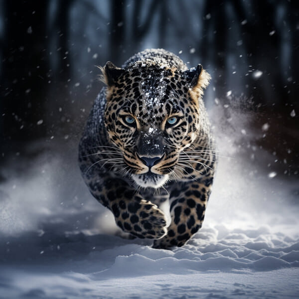 Photograph Armin Abdehou A Jaguar In Winter on One Eyeland