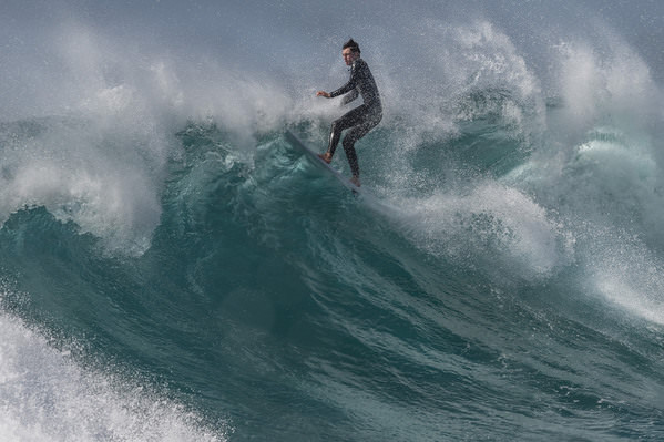 Photograph Steve Turner Wind Blast on One Eyeland