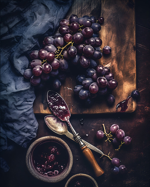 Photograph Pankajj Aroraa Black Grapes on One Eyeland