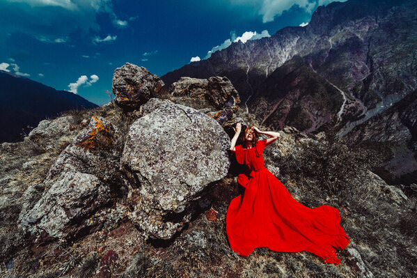 Photograph Ruslan Bolgov A Flame Through The Mountains on One Eyeland