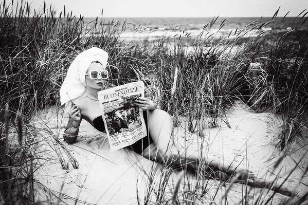 Photograph Ruslan Bolgov Morning Newspaper on One Eyeland