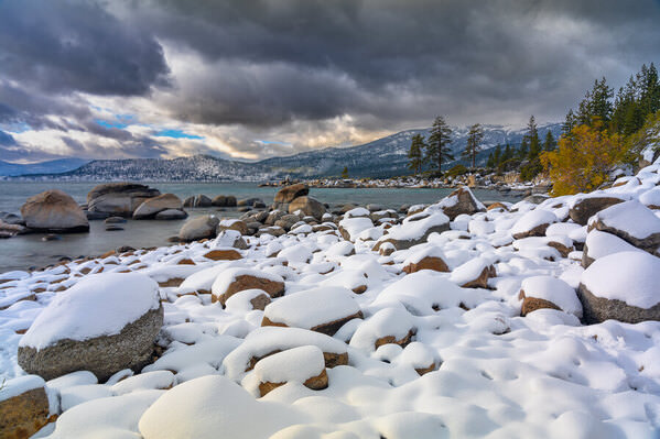 Photograph Joshua Smith Cloudy Stone Shadows on One Eyeland