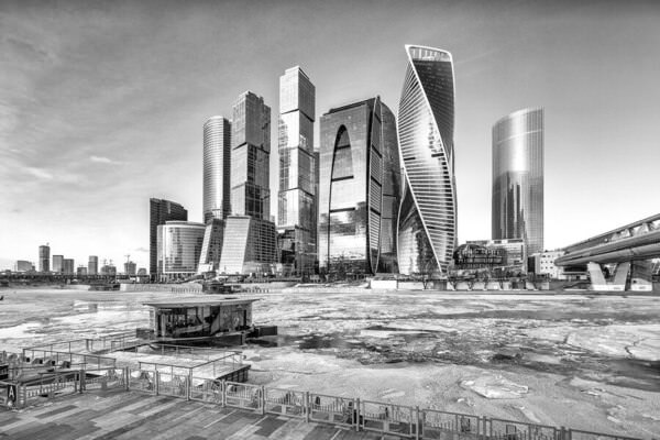 Photograph Vasil Nanev Moscow City on One Eyeland