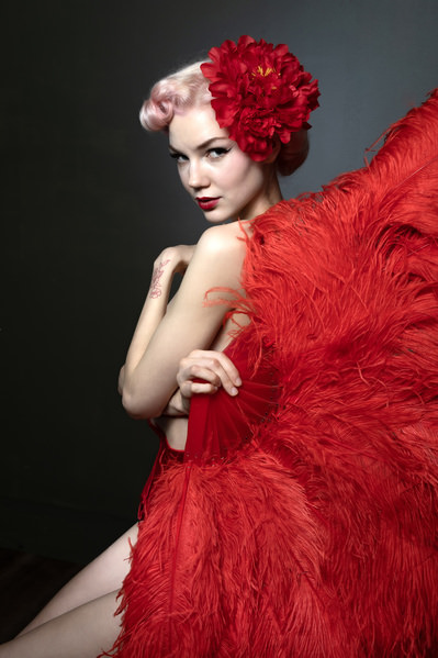 Photograph Alexander Ivashkevich Lady In Red on One Eyeland