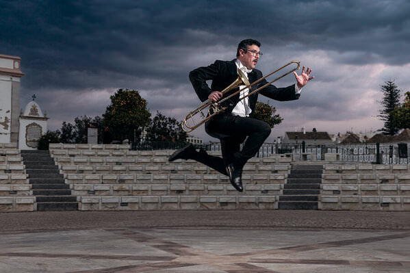 Photograph Luis Santos The Trombonist on One Eyeland