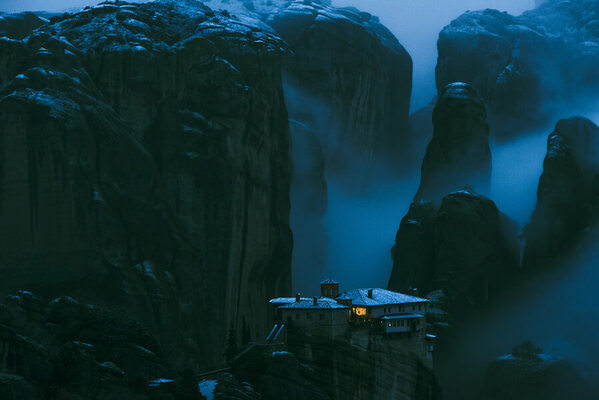 Photograph Nikos Leonov Meteora Monastery on One Eyeland