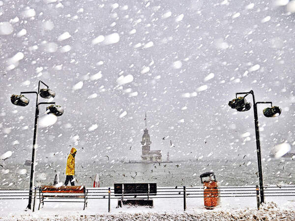 Photograph Bekir Yesiltas Maidens Tower on One Eyeland