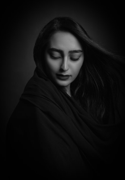Photograph Amir Samani Portrait With Donya on One Eyeland