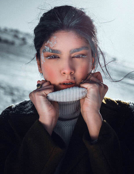 Photograph Ali Fallah Snow Flakes on One Eyeland