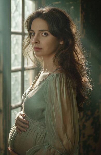 Photograph Ddiarte Ddiarte Pregnant Marcia 2 on One Eyeland