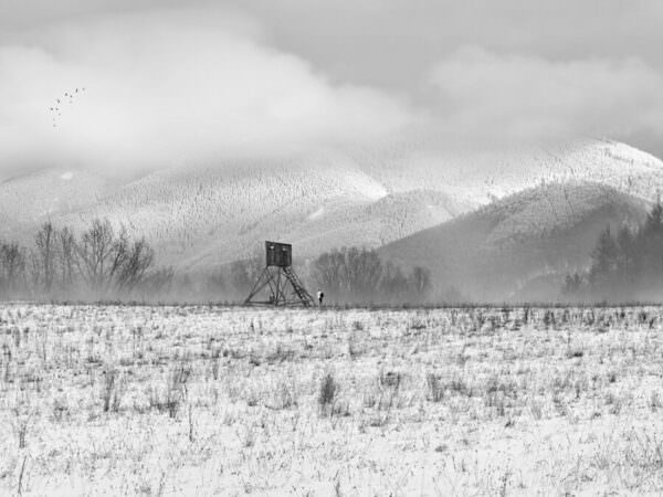 Photograph Jozef Danyi A Backpacker Winter on One Eyeland