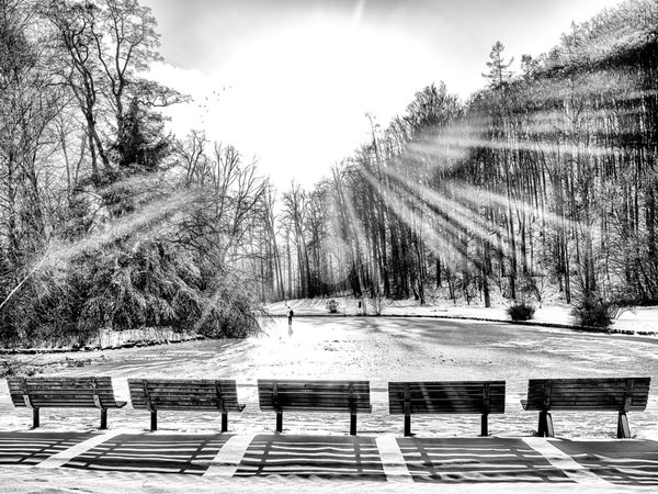 Photograph Jozef Danyi A Backpacker Winter on One Eyeland