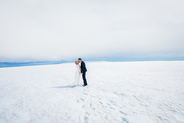 Photograph Iceland Wedding Photo Kiss On A Glazier on One Eyeland
