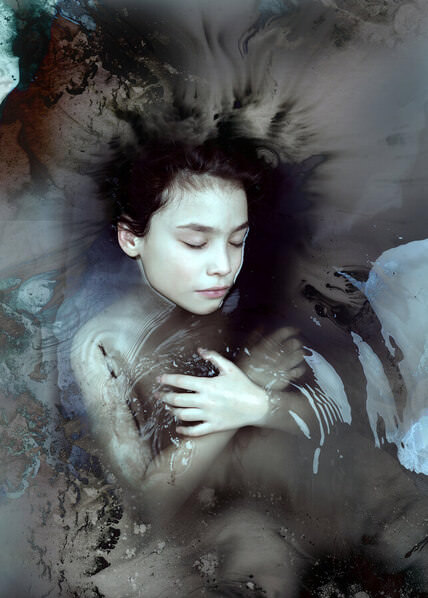 Photograph Natalya Tueva Dissolve In Water And Paint on One Eyeland