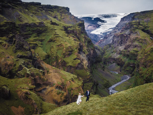 Photograph Iceland Wedding Photo Up on One Eyeland