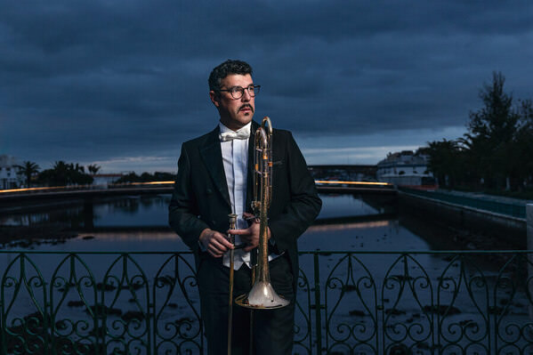Photograph Luis Santos The Trombonist on One Eyeland