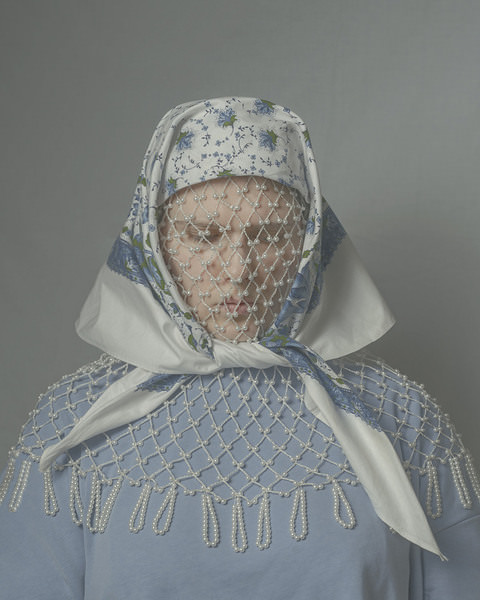 Photograph Diana Burdein Self Portrait on One Eyeland