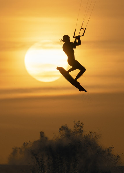 Photograph Ben Welsh Sunset Action on One Eyeland