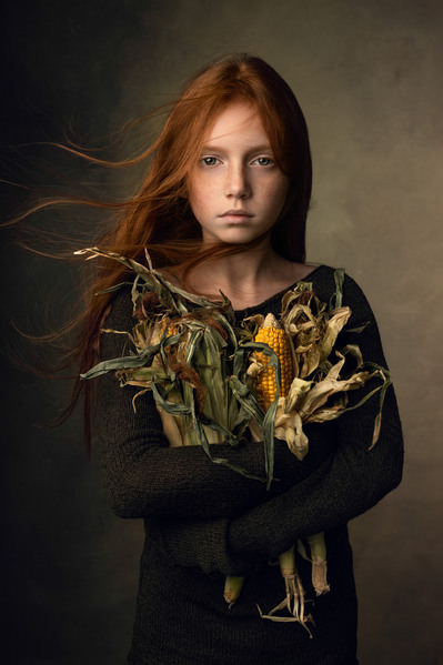 Photographie Elina Garipova Le maïs sur un seul œil
