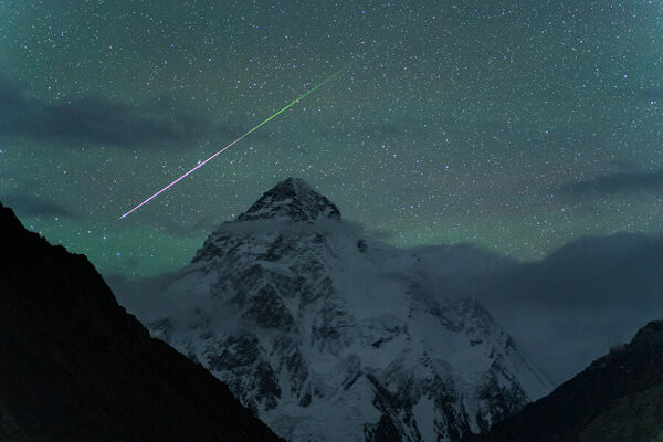 Photograph Yasir Nisar Fireball Over K2 on One Eyeland