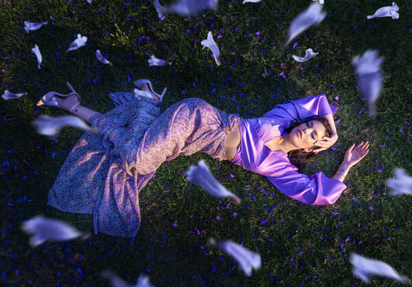 Photograph Denis Borovskikh Jacarandas on One Eyeland