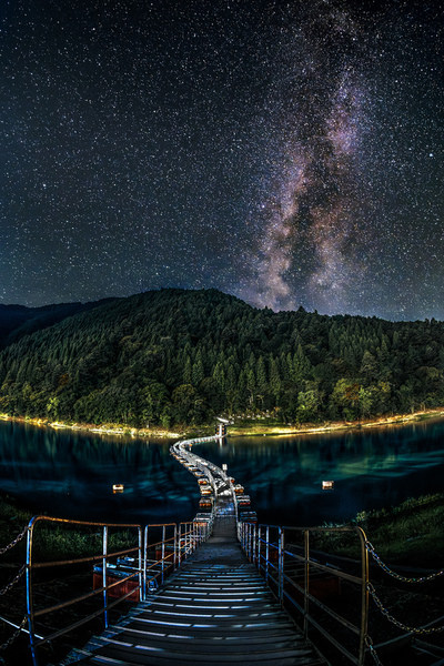 Photograph Aliace Uesan Milky Way Bridge on One Eyeland