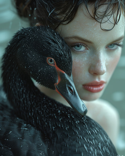 Photograph Armin Abdehou Black Swan on One Eyeland