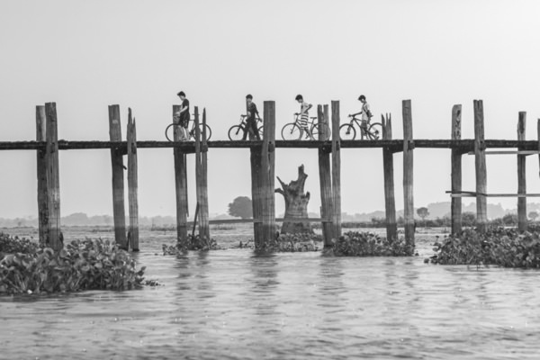 Photograph Taymuraz Gumerov Mandalay Bridge Myanmar on One Eyeland