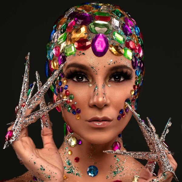 Photograph Amir Fard Jewelry Face on One Eyeland