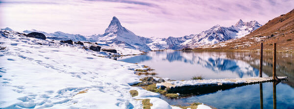 Photograph Claude Bossel The Matterhorn Famous Mountain In Switzerland on One Eyeland