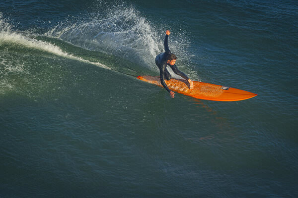 Photograph Steve Turner The Orange Board on One Eyeland