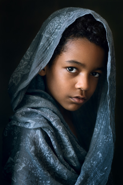 Photograph Elina Garipova The Boy In The Blue Cape on One Eyeland
