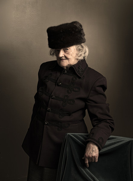 Photograph Alexander Ivashkevich Woman In Fur Hat on One Eyeland