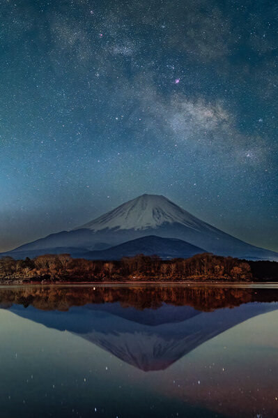 Photograph Aliace Uesan Fuji And Milkyway on One Eyeland