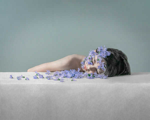 Photograph Joanna Bell Baby Flower Elf on One Eyeland
