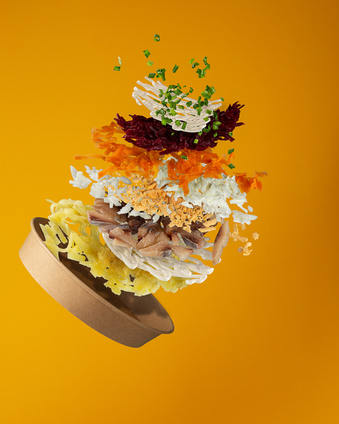 Photograph Mihails Pavlenko Shuba Salad For Take Away on One Eyeland