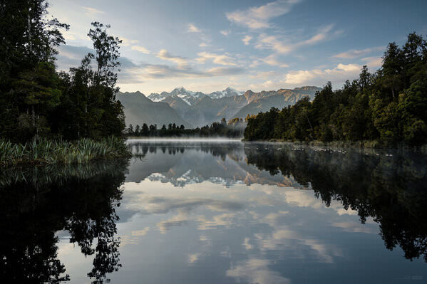 Photograph Stephan Romer Lake Matheson on One Eyeland