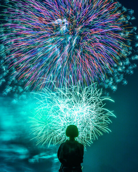 Photograph Aliace Uesan Watch Fireworks on One Eyeland