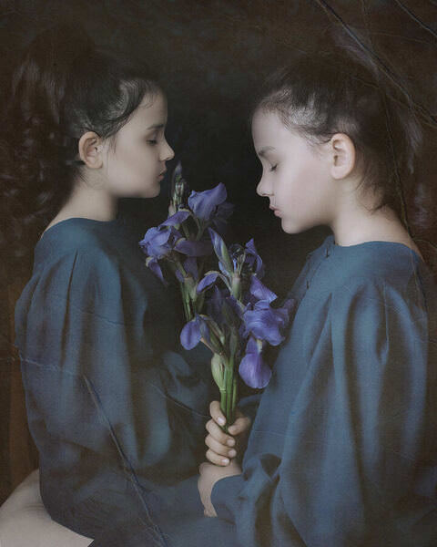 Photograph Renata Kaman Twins on One Eyeland