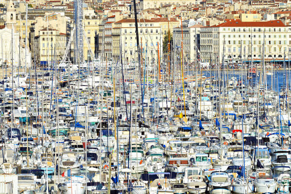Photograph Alexander V Kuznetsov Crowded Harbor on One Eyeland